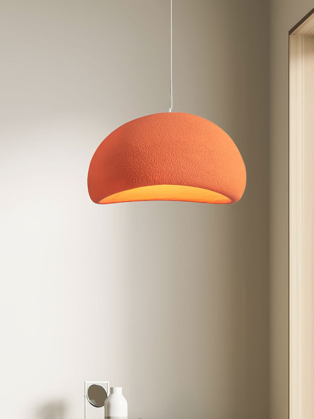 Helrenera Polystyrene Pendant Light-Moonnatur