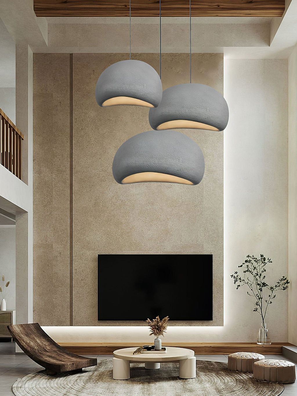 Helrenera Polystyrene Pendant Light-Moonnatur
