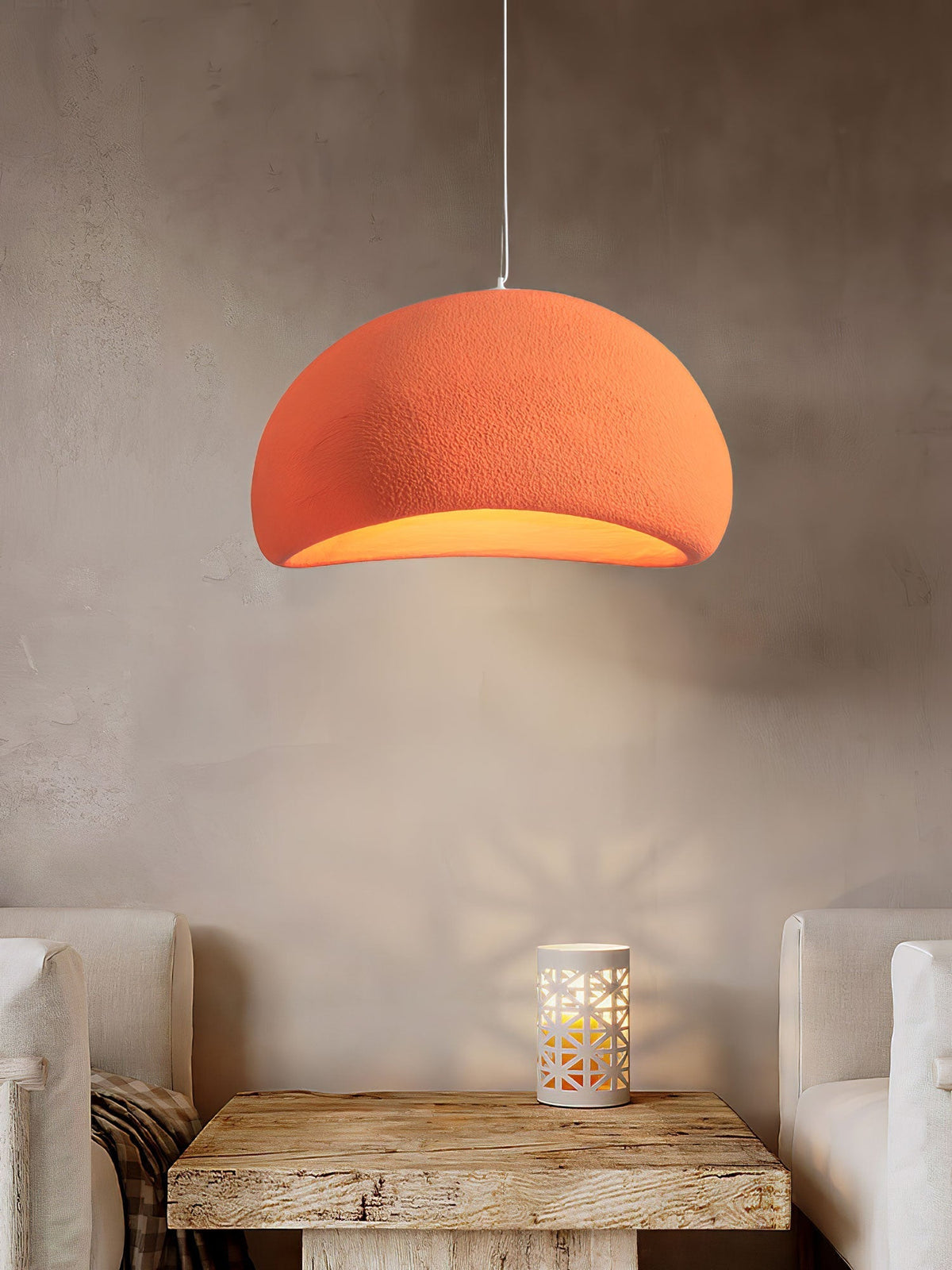 Helrenera Polystyrene Pendant Light-Moonnatur