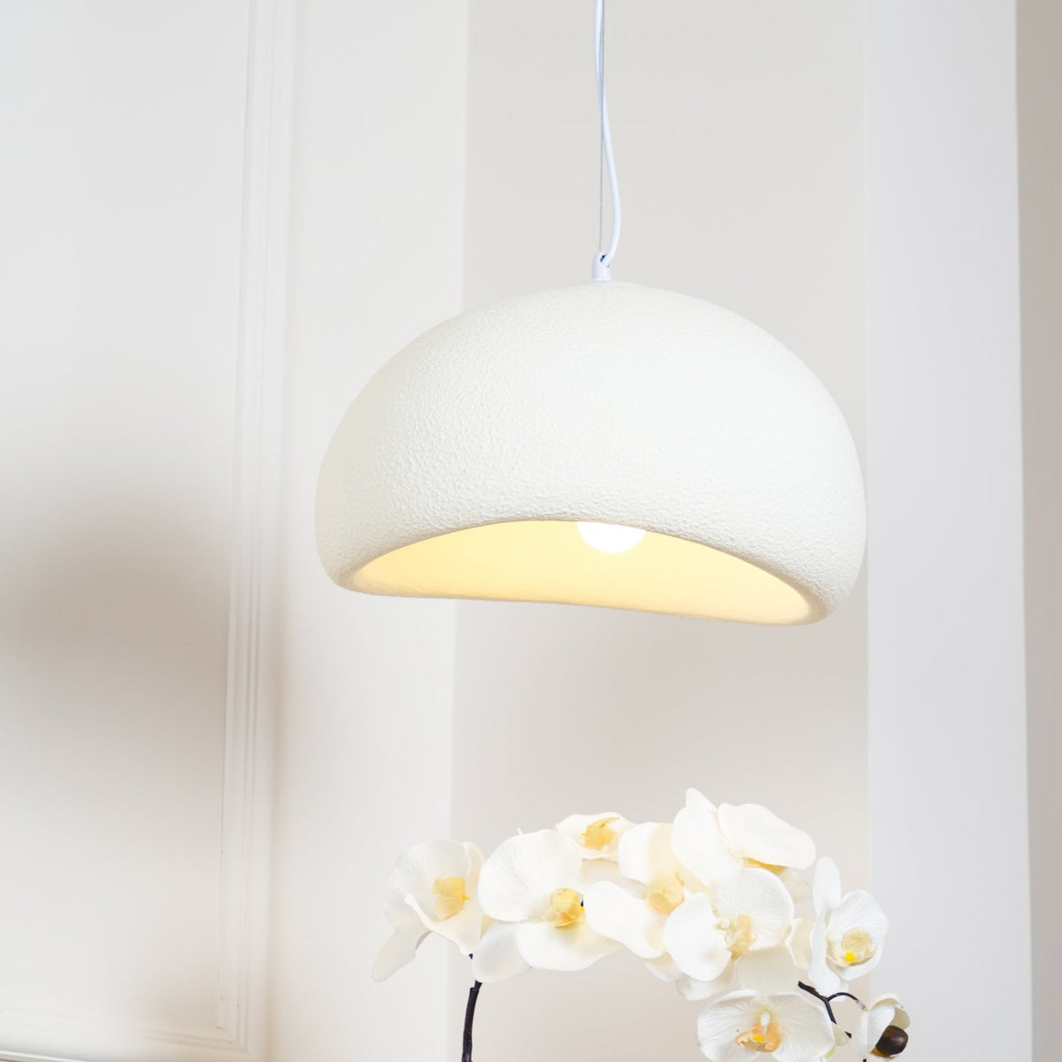 Helrenera Polystyrene Pendant Light-Moonnatur