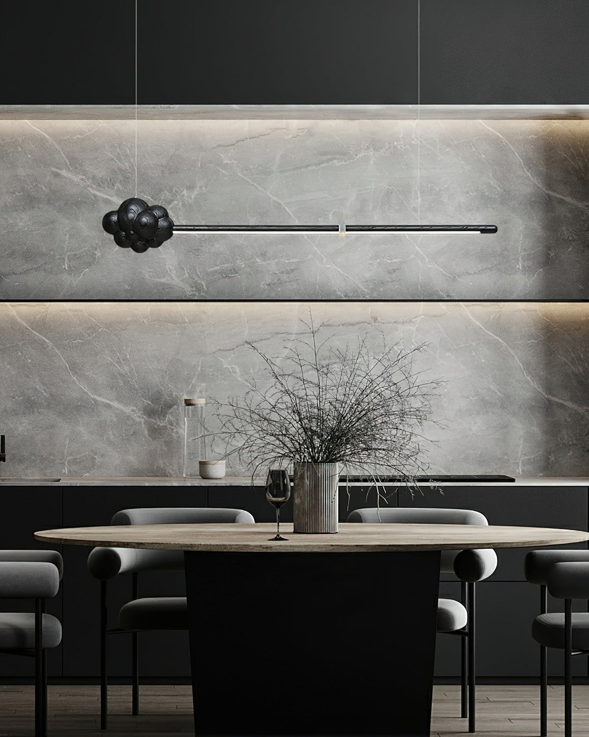 Ardanena Wood Pendant Light-Moonnatur