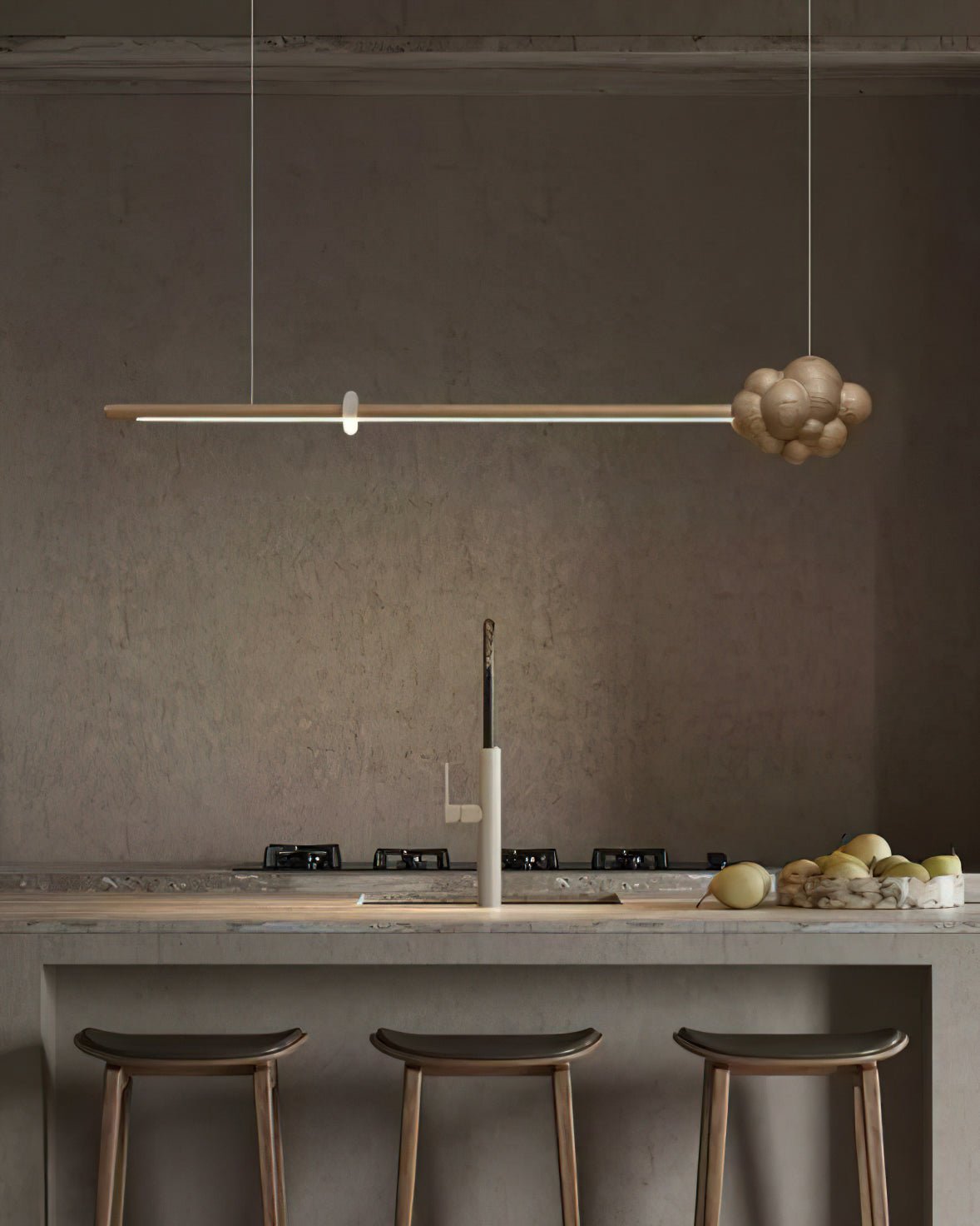 Ardanena Wood Pendant Light-Moonnatur