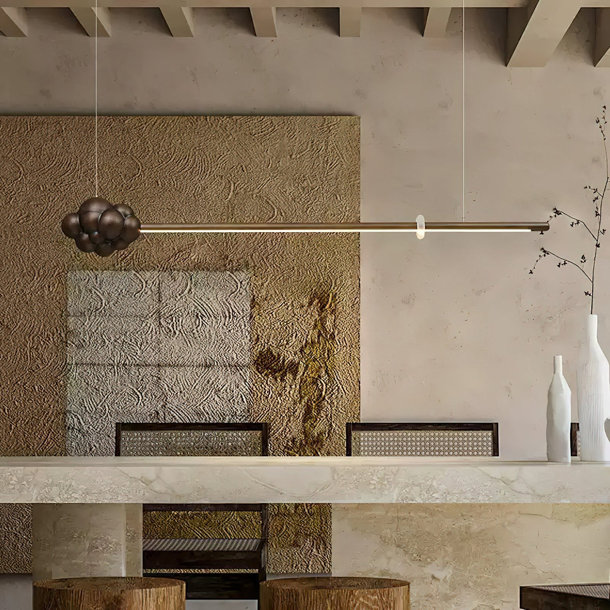 Ardanena Wood Pendant Light-Moonnatur