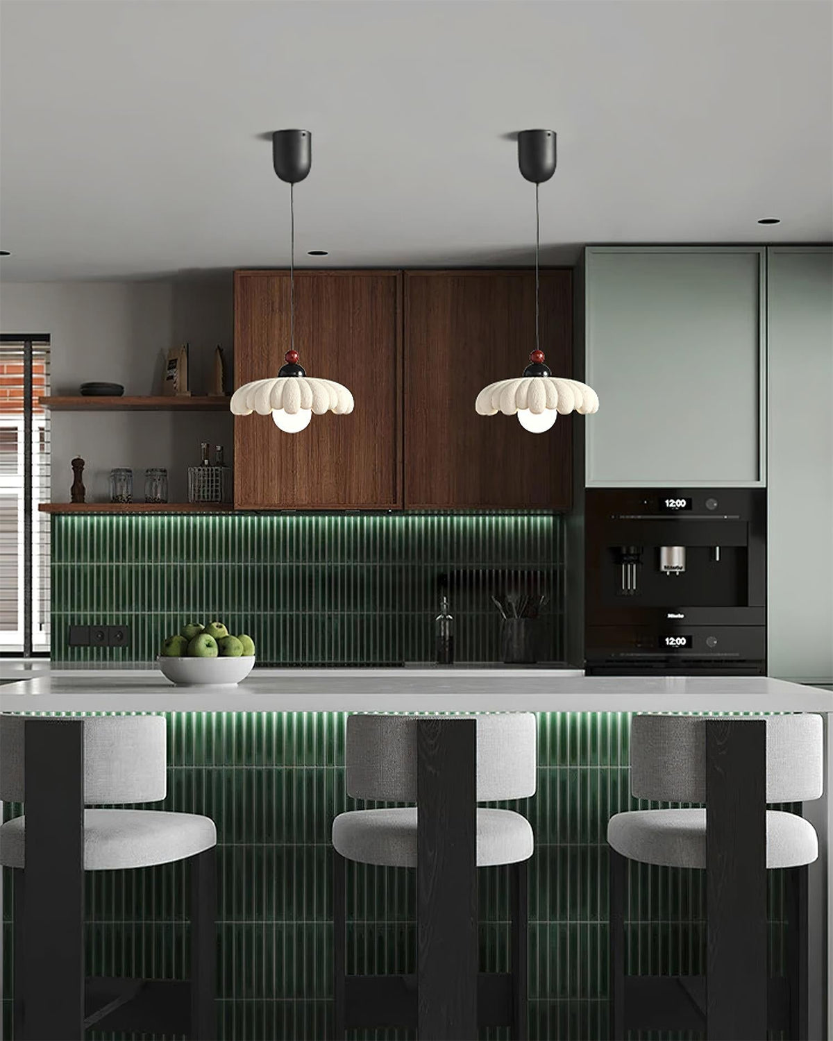 Zelvenelia Resin Pendant Light-Moonnatur