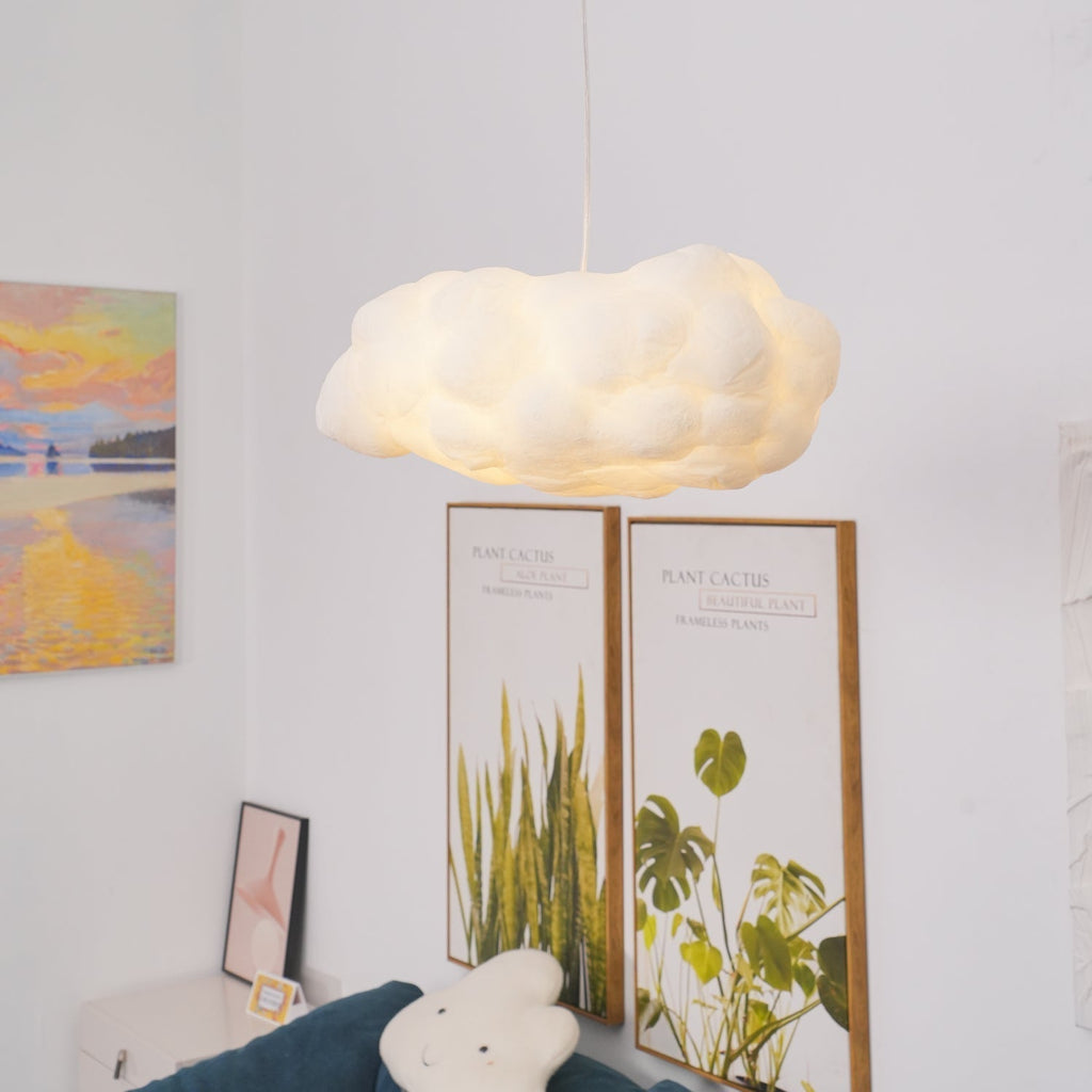 Gelmalia Fabric Pendant Light-Moonnatur