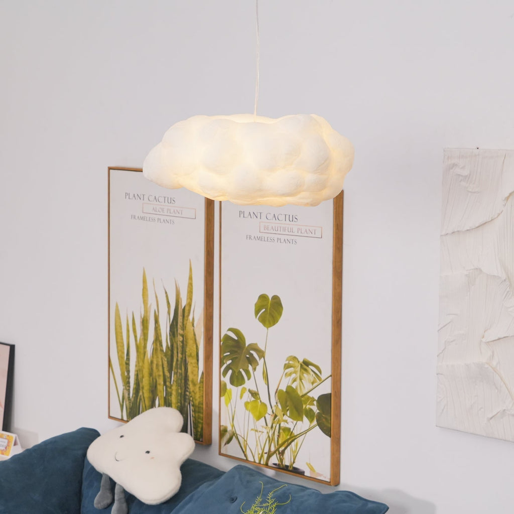 Gelmalia Fabric Pendant Light-Moonnatur