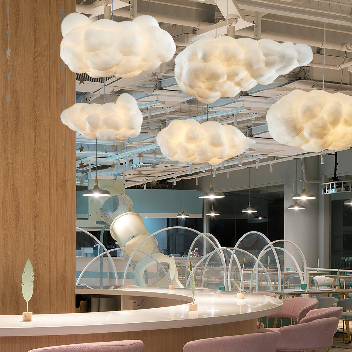 Gelmalia Fabric Pendant Light-Moonnatur