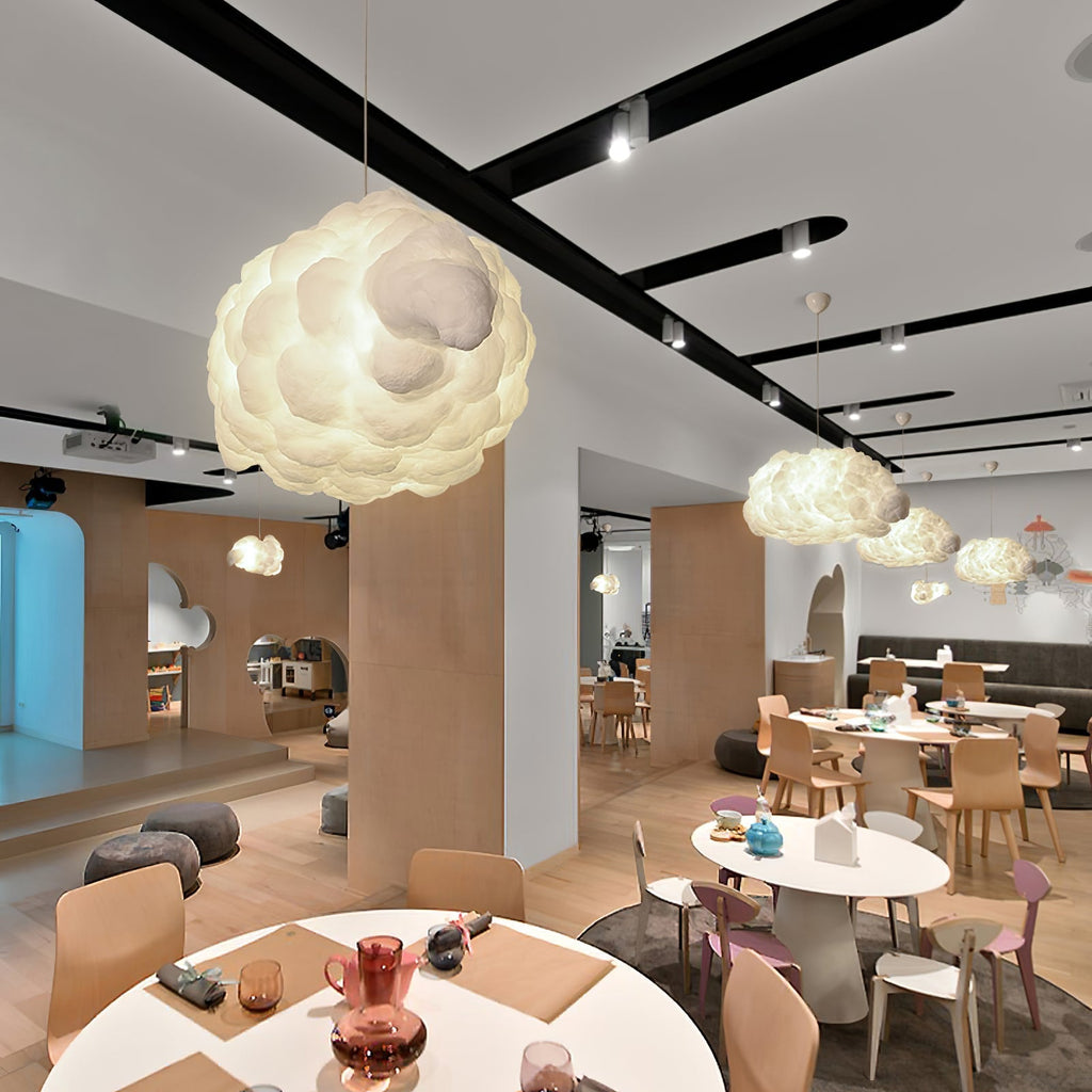 Gelmalia Fabric Pendant Light-Moonnatur