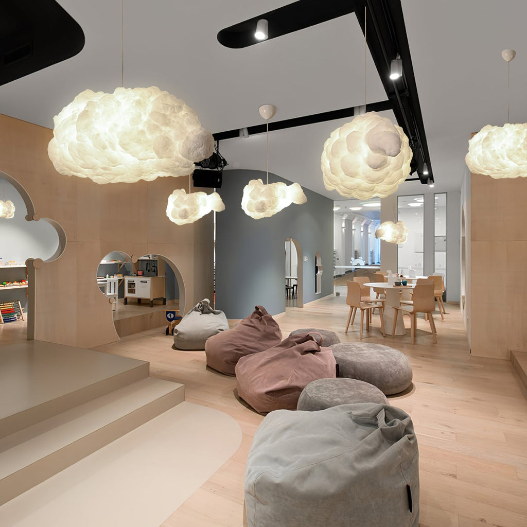 Gelmalia Fabric Pendant Light-Moonnatur