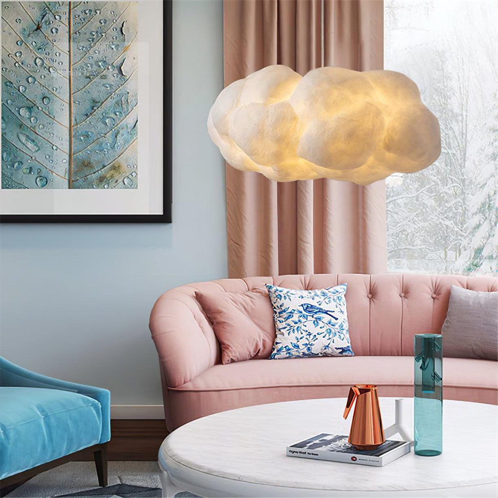 Gelmalia Fabric Pendant Light-Moonnatur