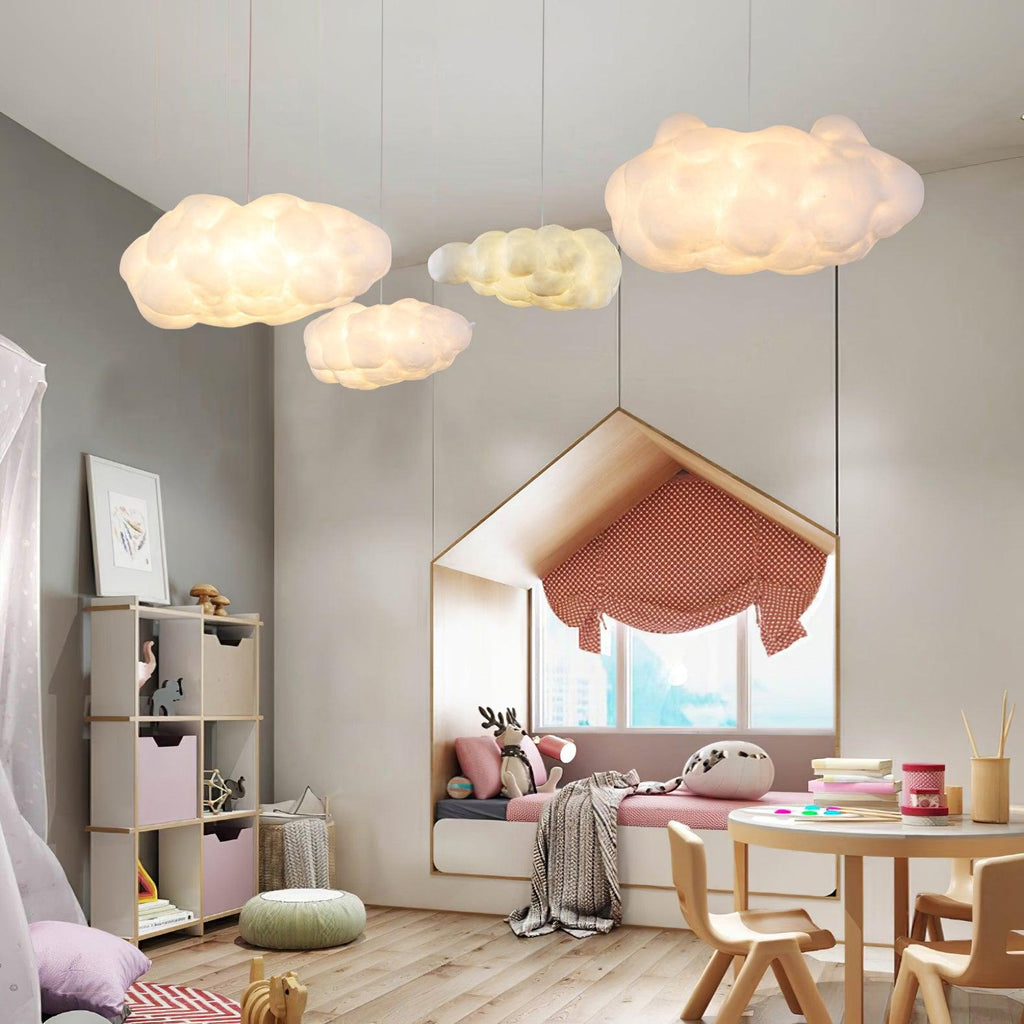Gelmalia Fabric Pendant Light-Moonnatur