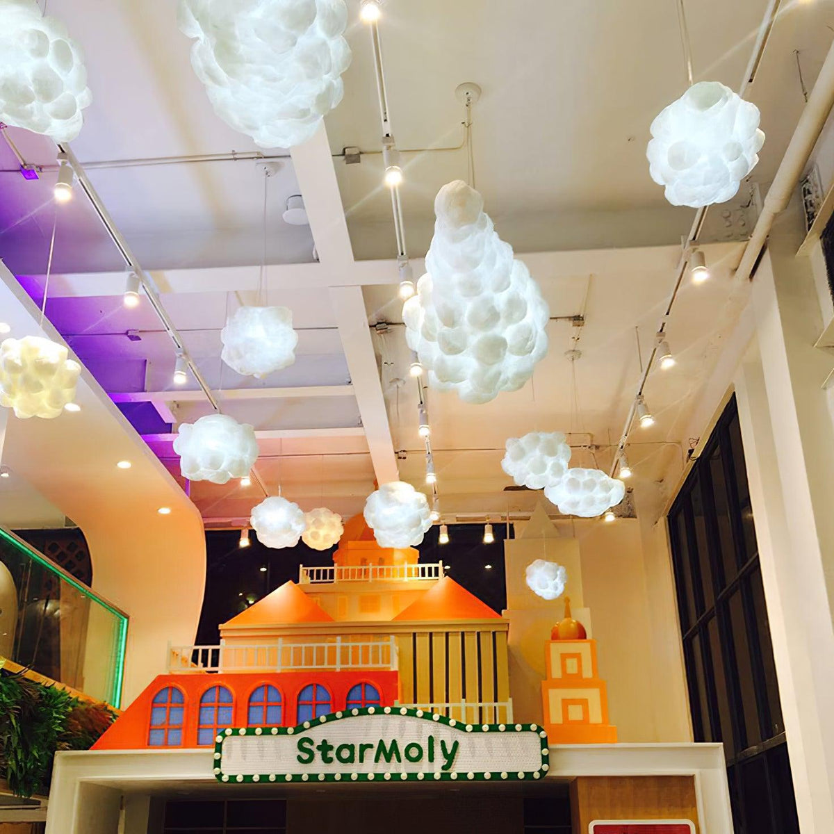 Gelmalia Fabric Pendant Light-Moonnatur
