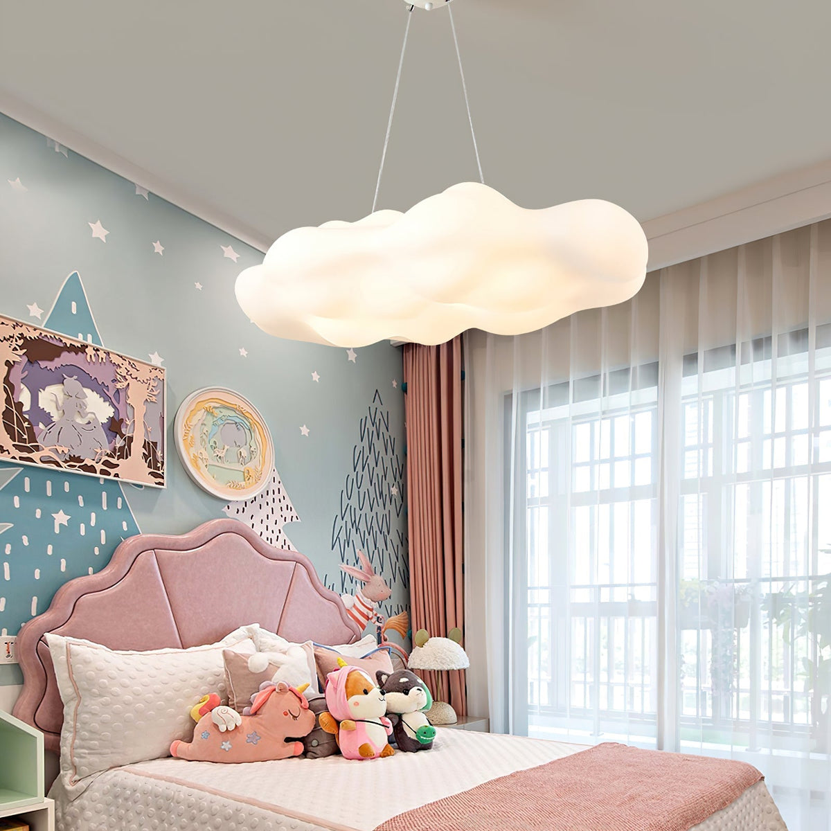 Erdenis Polyethylene Pendant Light-Moonnatur