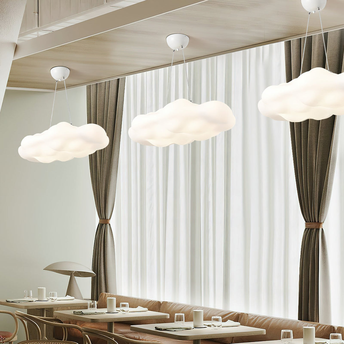 Erdenis Polyethylene Pendant Light-Moonnatur
