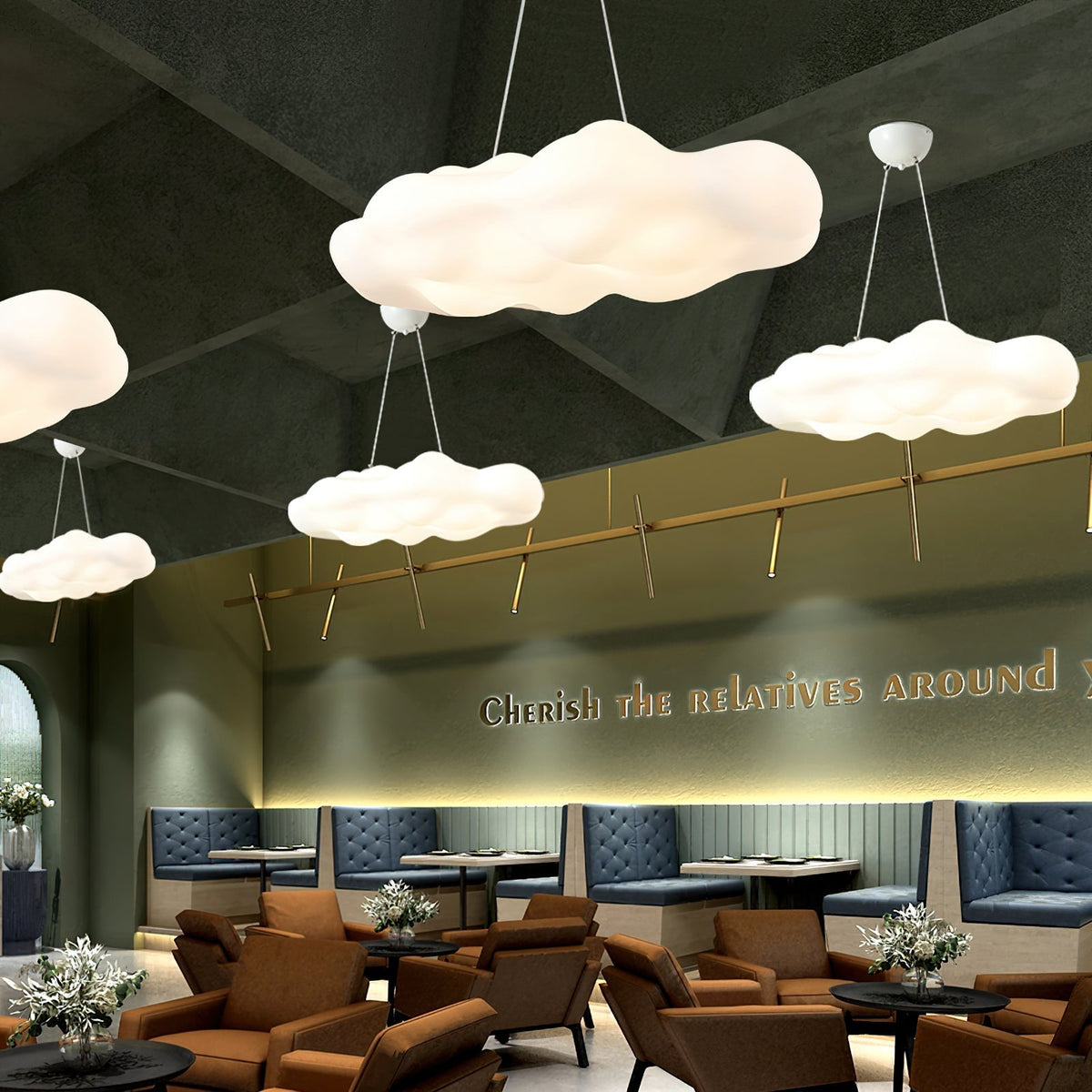 Erdenis Polyethylene Pendant Light-Moonnatur