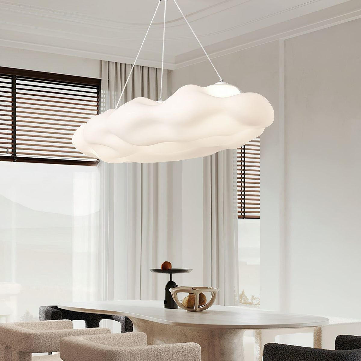 Erdenis Polyethylene Pendant Light-Moonnatur