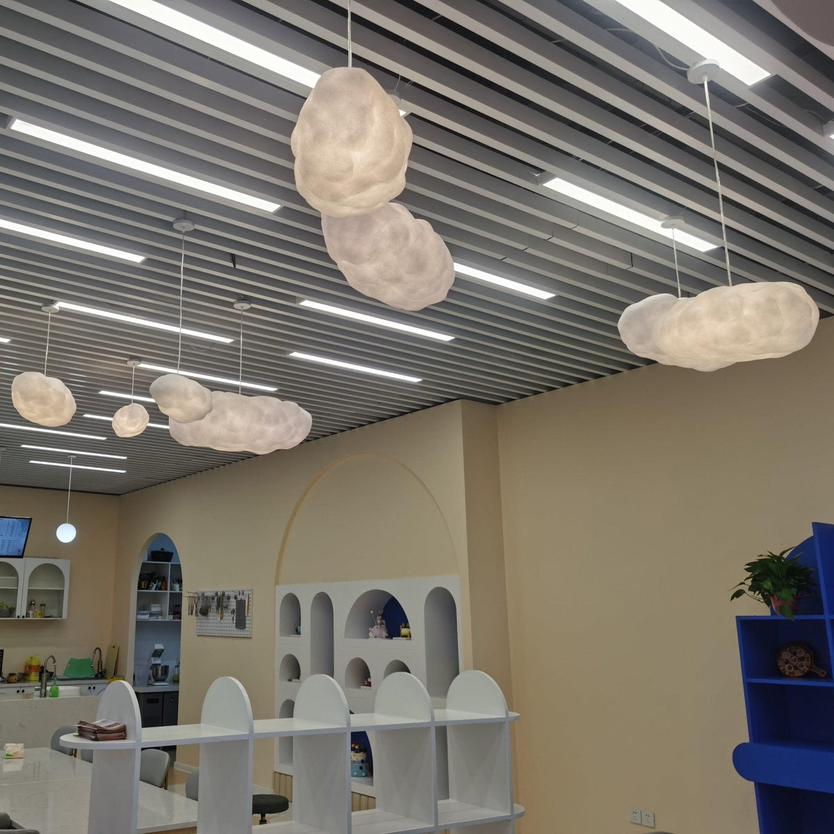 Gelmalia Fabric Pendant Light-Moonnatur