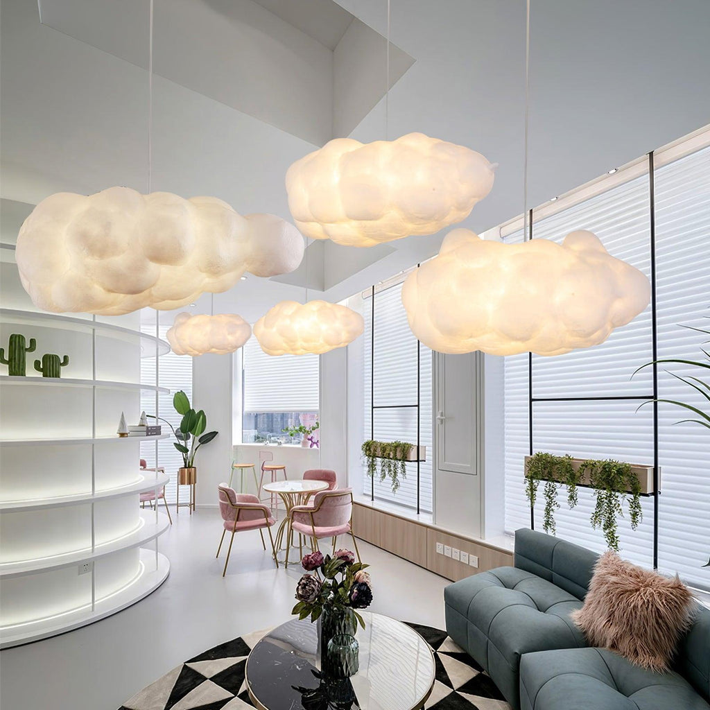 Gelmalia Fabric Pendant Light-Moonnatur