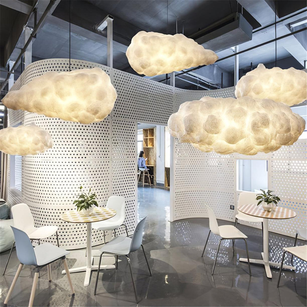 Gelmalia Fabric Pendant Light-Moonnatur
