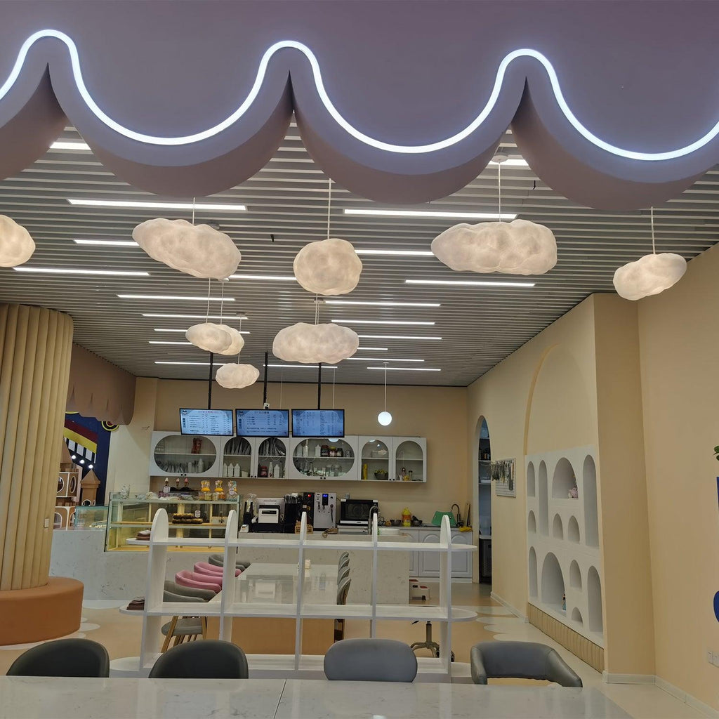 Gelmalia Fabric Pendant Light-Moonnatur