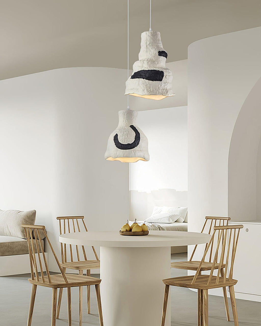 Caldenbrook Resin Pendant Light-Moonnatur