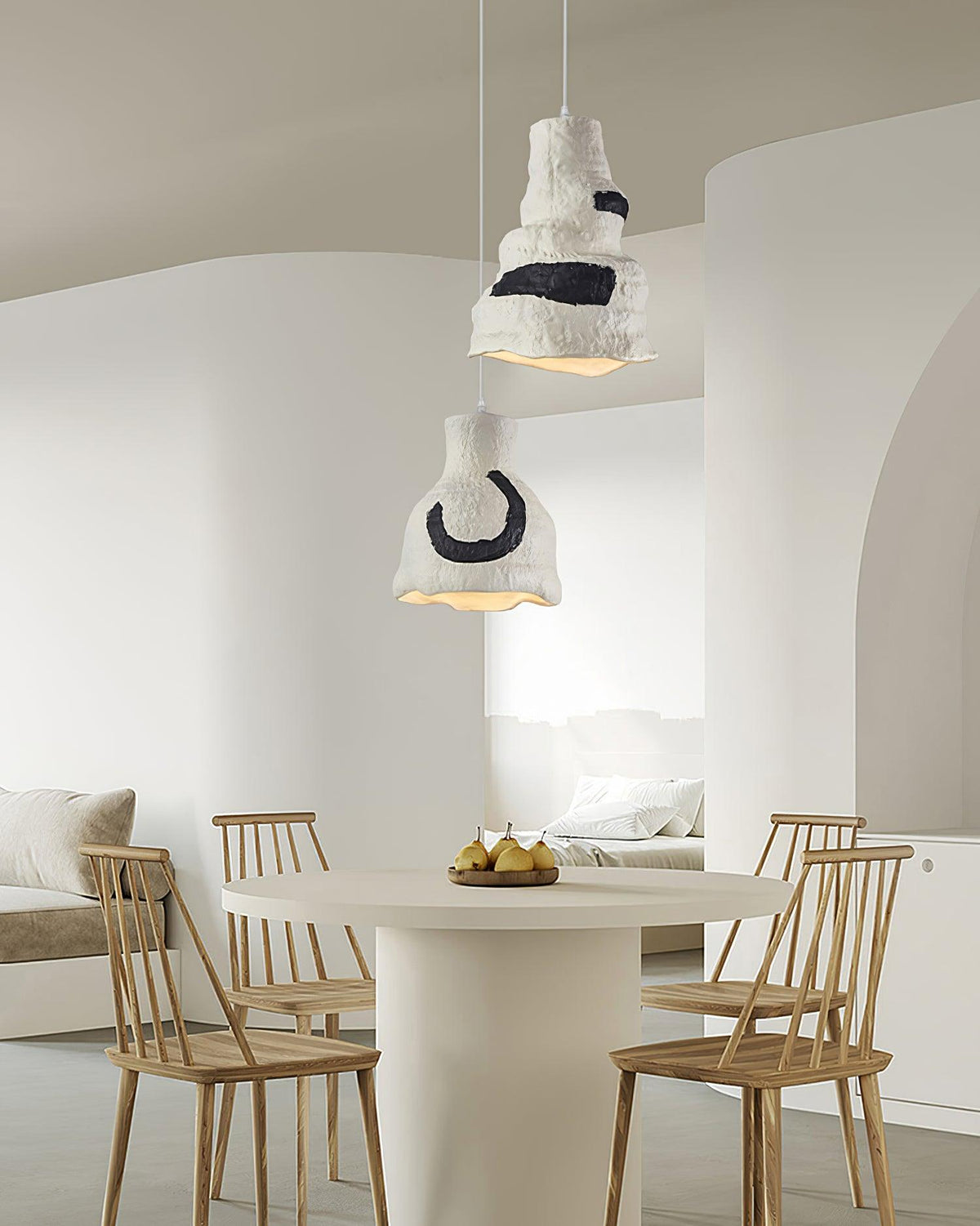 Caldenbrook Resin Pendant Light-Moonnatur