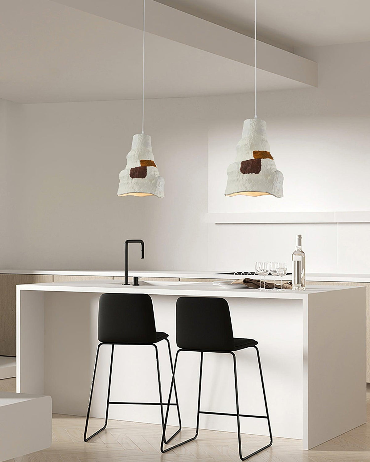 Caldenbrook Resin Pendant Light-Moonnatur