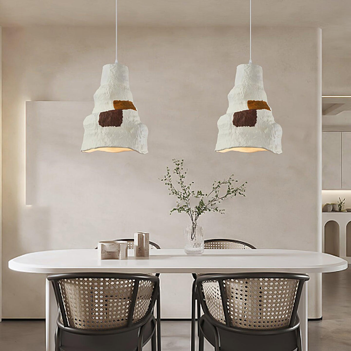 Caldenbrook Resin Pendant Light-Moonnatur