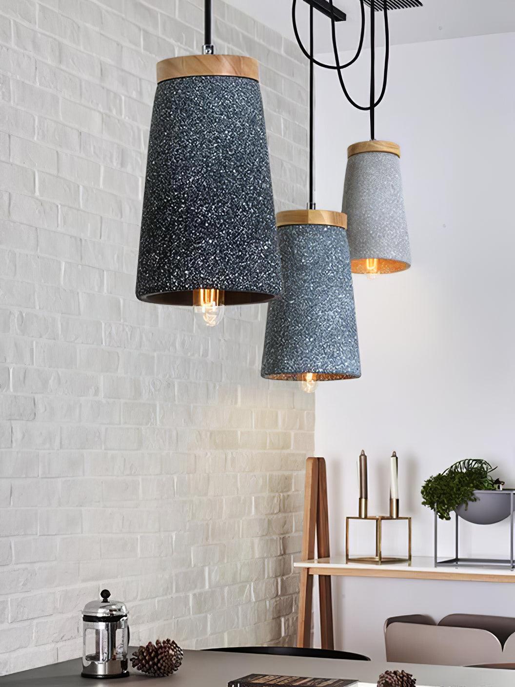 Eldeniel Cement Pendant Light-Moonnatur