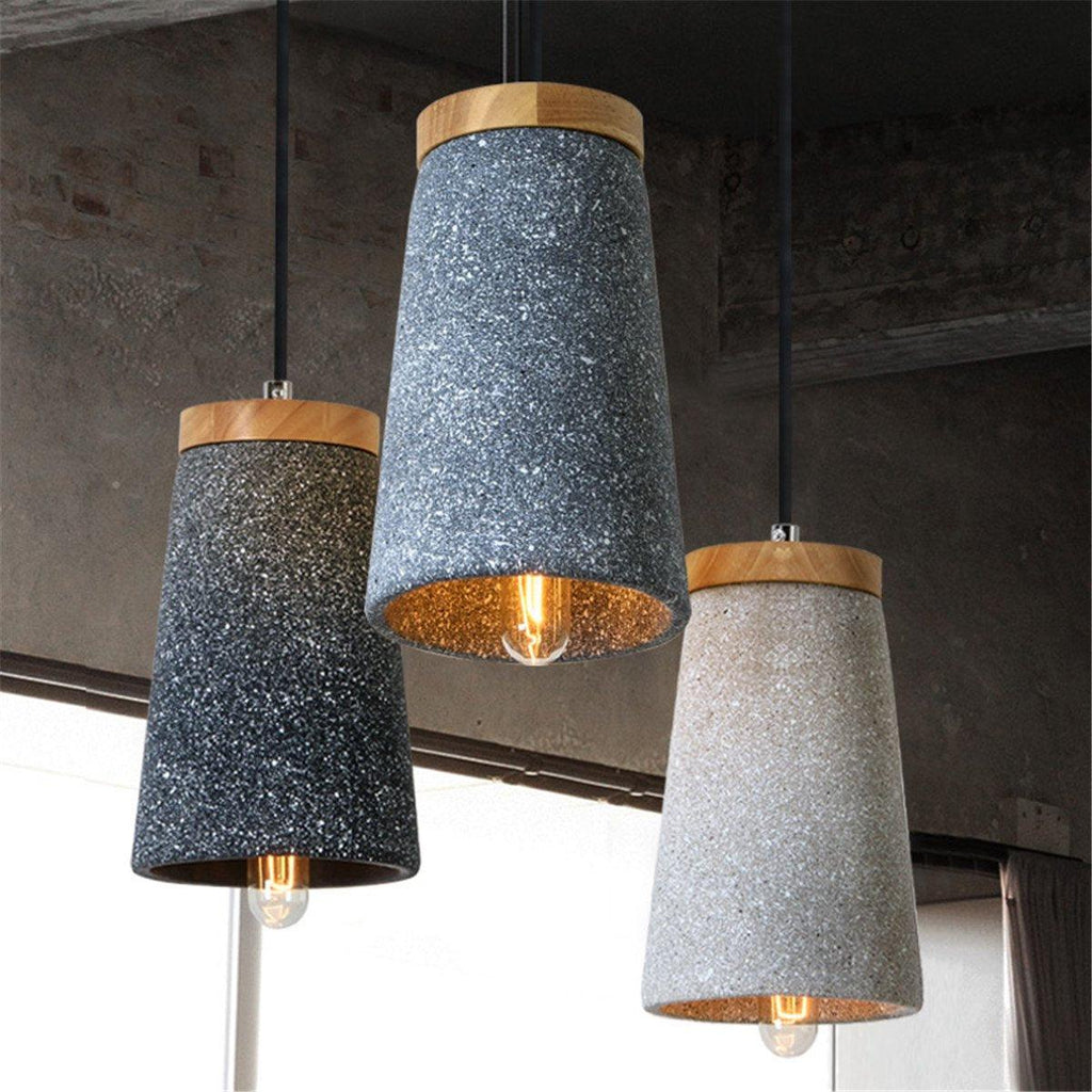 Eldeniel Cement Pendant Light-Moonnatur