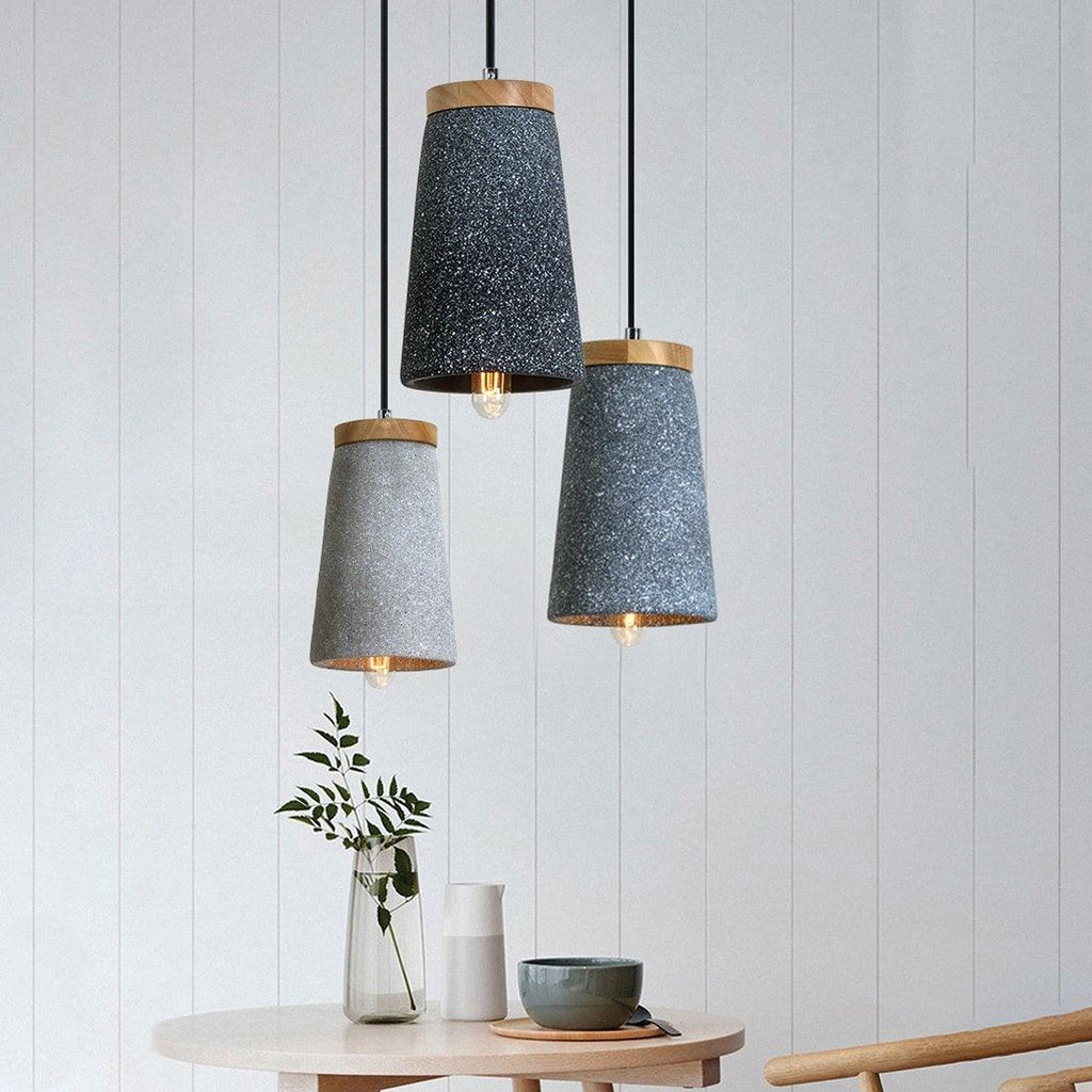 Eldeniel Cement Pendant Light-Moonnatur