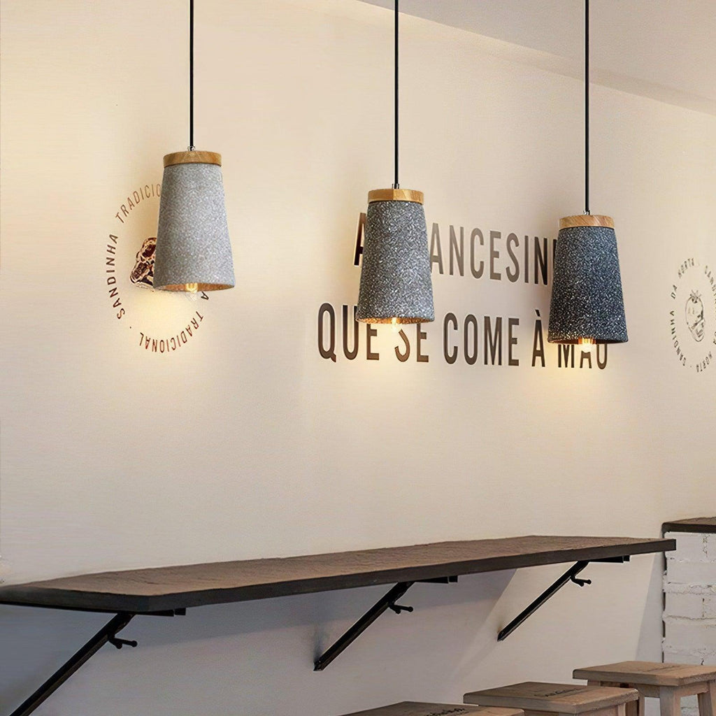Eldeniel Cement Pendant Light-Moonnatur