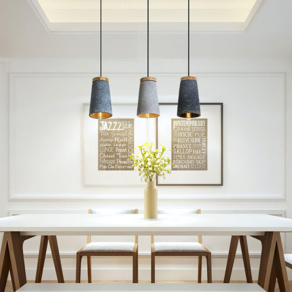 Eldeniel Cement Pendant Light-Moonnatur