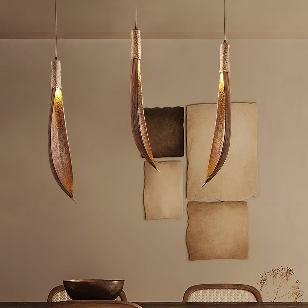 Tarenwyn Cocoa Leaf Pendant Light-Moonnatur