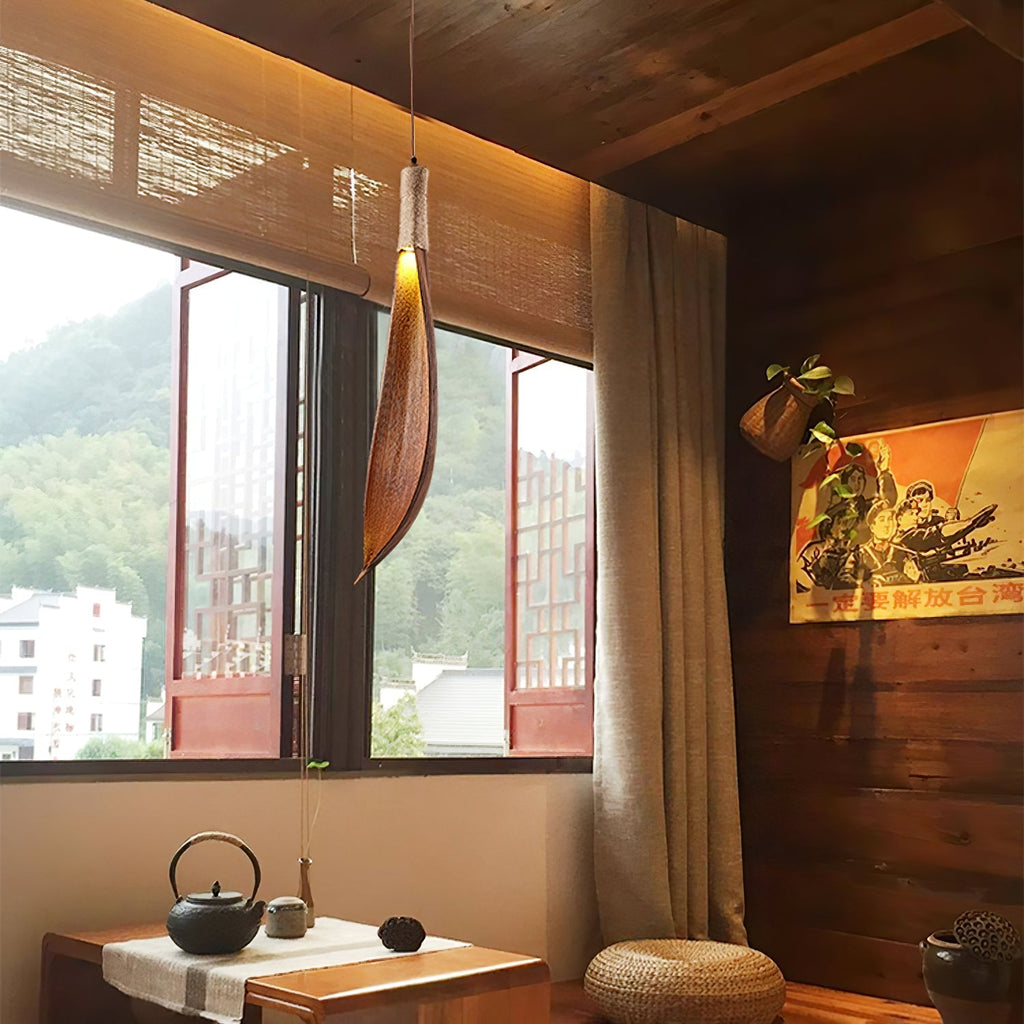 Tarenwyn Cocoa Leaf Pendant Light-Moonnatur