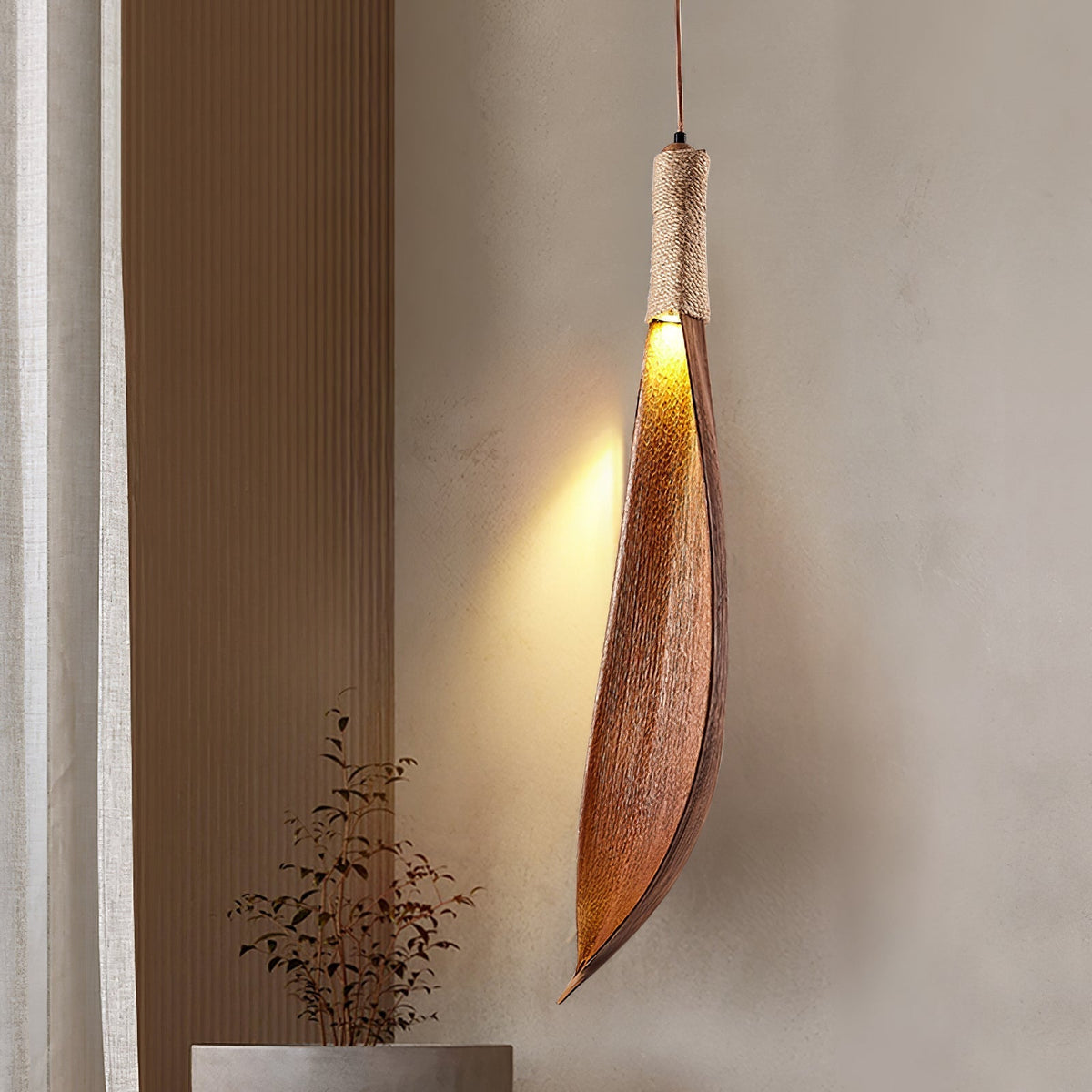 Tarenwyn Cocoa Leaf Pendant Light-Moonnatur