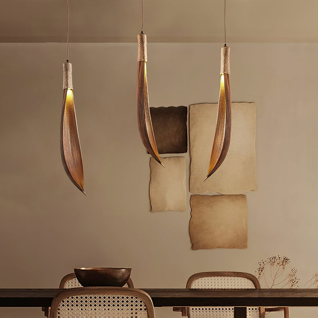 Tarenwyn Cocoa Leaf Pendant Light-Moonnatur