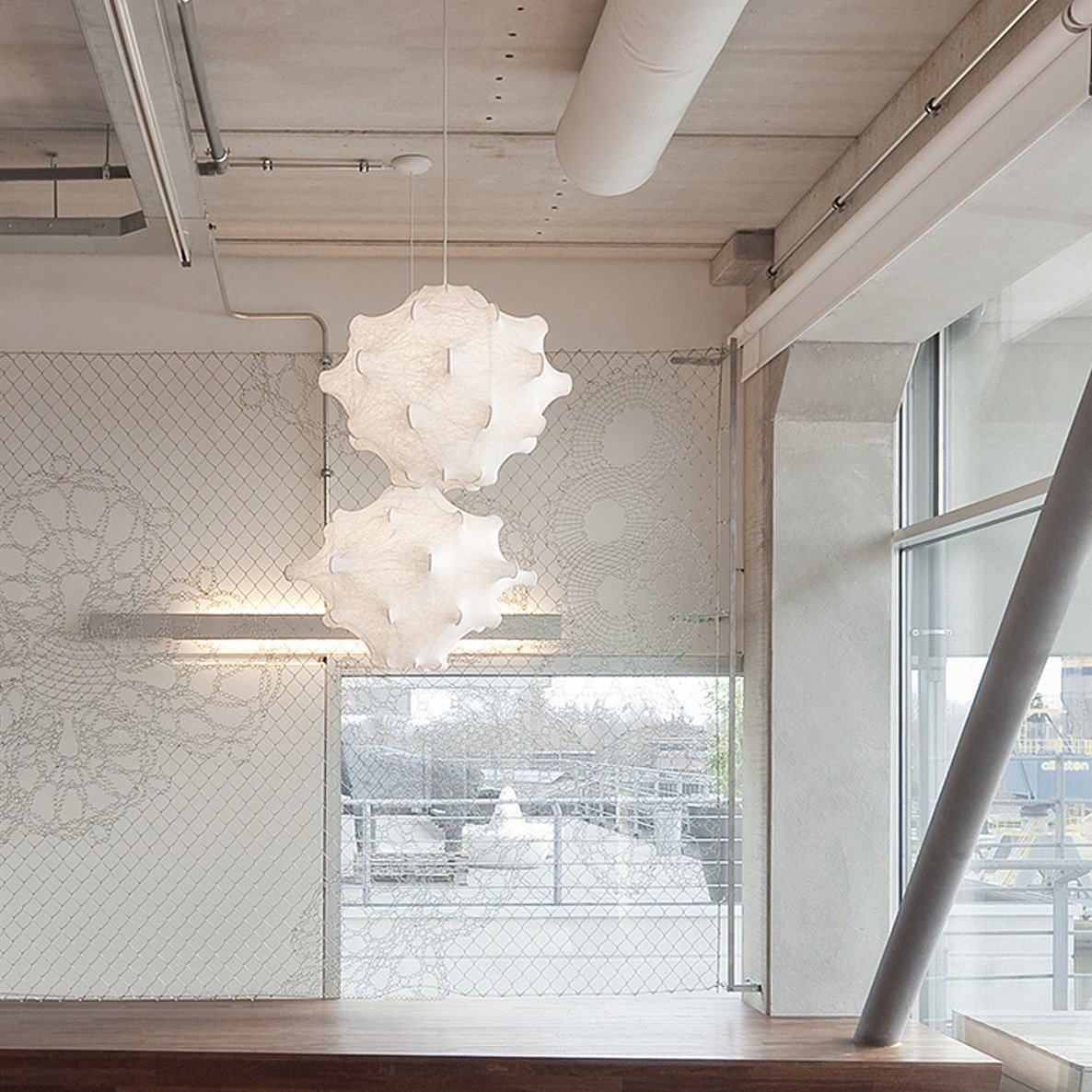 Avonenna Cocoon Silk Pendant Light-Moonnatur