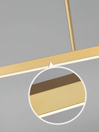 Wardenvale Aluminium Chandelier-Moonnatur