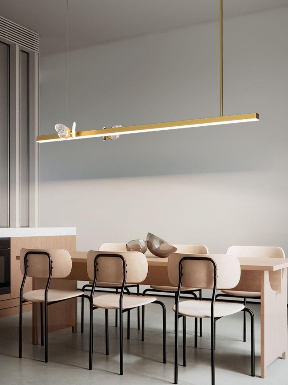 Wardenvale Aluminium Chandelier-Moonnatur