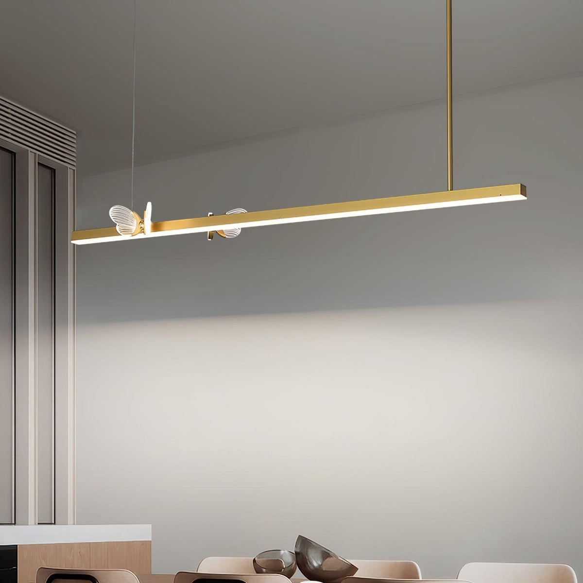 Wardenvale Aluminium Chandelier-Moonnatur