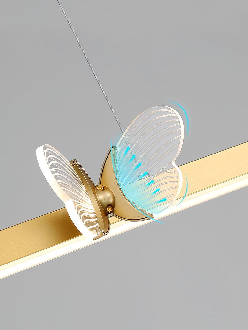 Wardenvale Aluminium Chandelier-Moonnatur