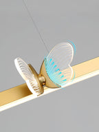 Wardenvale Aluminium Chandelier-Moonnatur