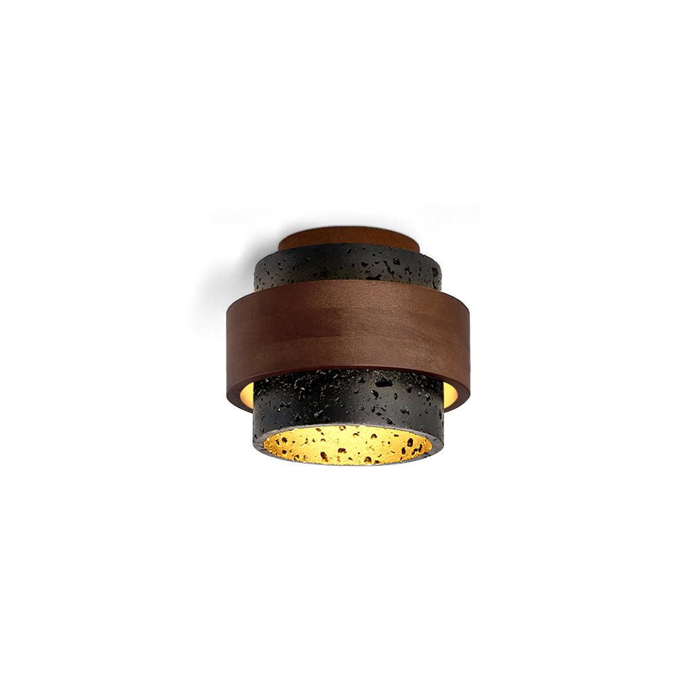 Yarrelden Travertine Ceiling Light-Moonnatur