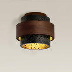 Yarrelden Travertine Ceiling Light-Moonnatur