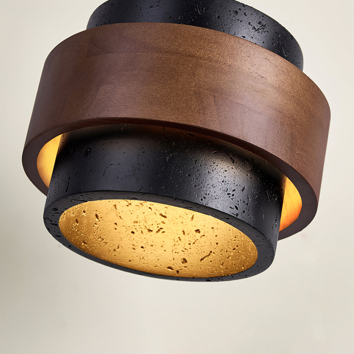 Yarrelden Travertine Ceiling Light-Moonnatur