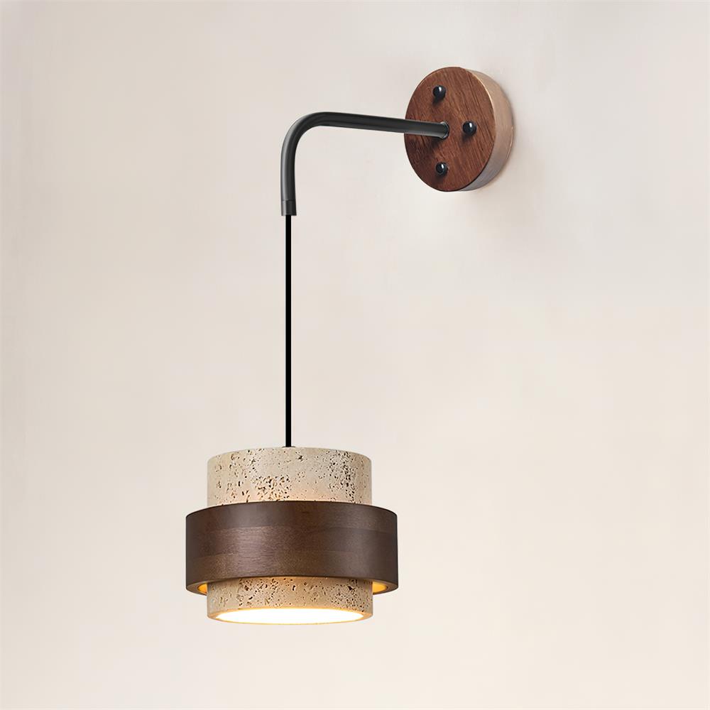 Brevenaria Travertine Wall Light-Moonnatur