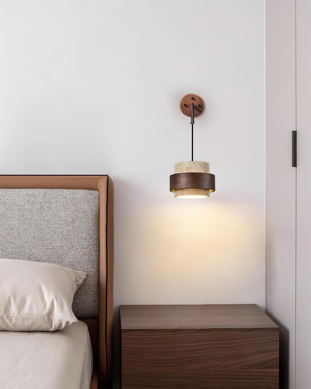 Brevenaria Travertine Wall Light-Moonnatur