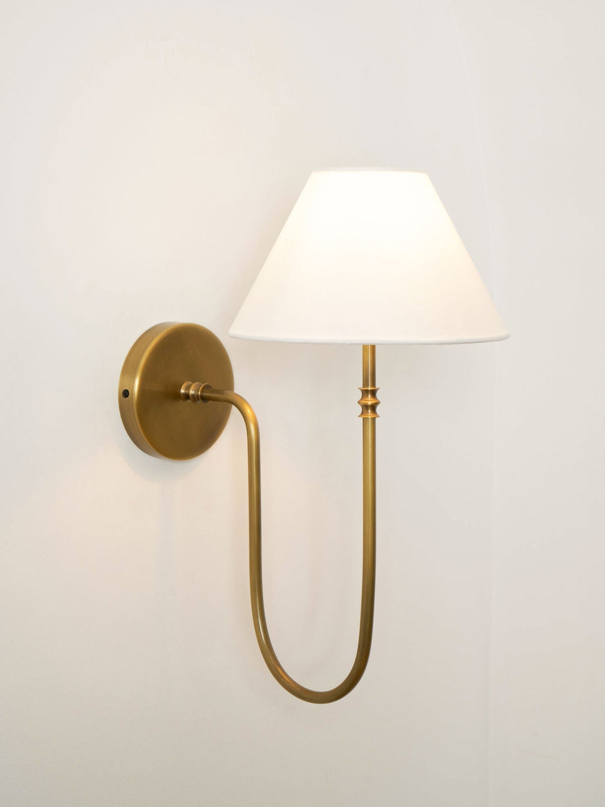 Korlisse Fabric Wall Light-Moonnatur