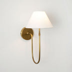 Korlisse Fabric Wall Light-Moonnatur